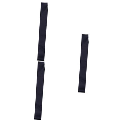 Angoily 18pcs Diy Birthday Party Sash Black Satin Belt for Wedding Decorations