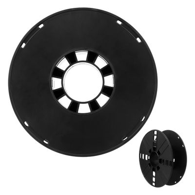 DOITOOL Black Cord Storage Reel, Plastic Extension Cord Organizer Empty Wire Spool Portable Cable Storage Wheel Electric Wire Spool Rope Reel for Camping Motorhome