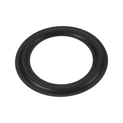 MECCANIXITY Rubber Speaker Foam Edge Surround Rings 6.5 Inch 105mm x 155mm Perforated Subwoofer Rings Replacement Parts for Speaker Repair or DIY Black