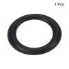 MECCANIXITY Rubber Speaker Foam Edge Surround Rings 6.5 Inch 105mm x 155mm Perforated Subwoofer Rings Replacement Parts for Speaker Repair or DIY Black view 3