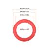 MECCANIXITY Rubber Speaker Foam Edge Surround Rings 4 Inch 68mm x 100mm Perforated Subwoofer Rings Replacement Parts for Speaker Repair or DIY Red 4 Pcs view 2