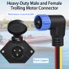 Trolling Motor Plug and Receptacle,12V/24V/36V/48V Trolling Motor Plug view 2