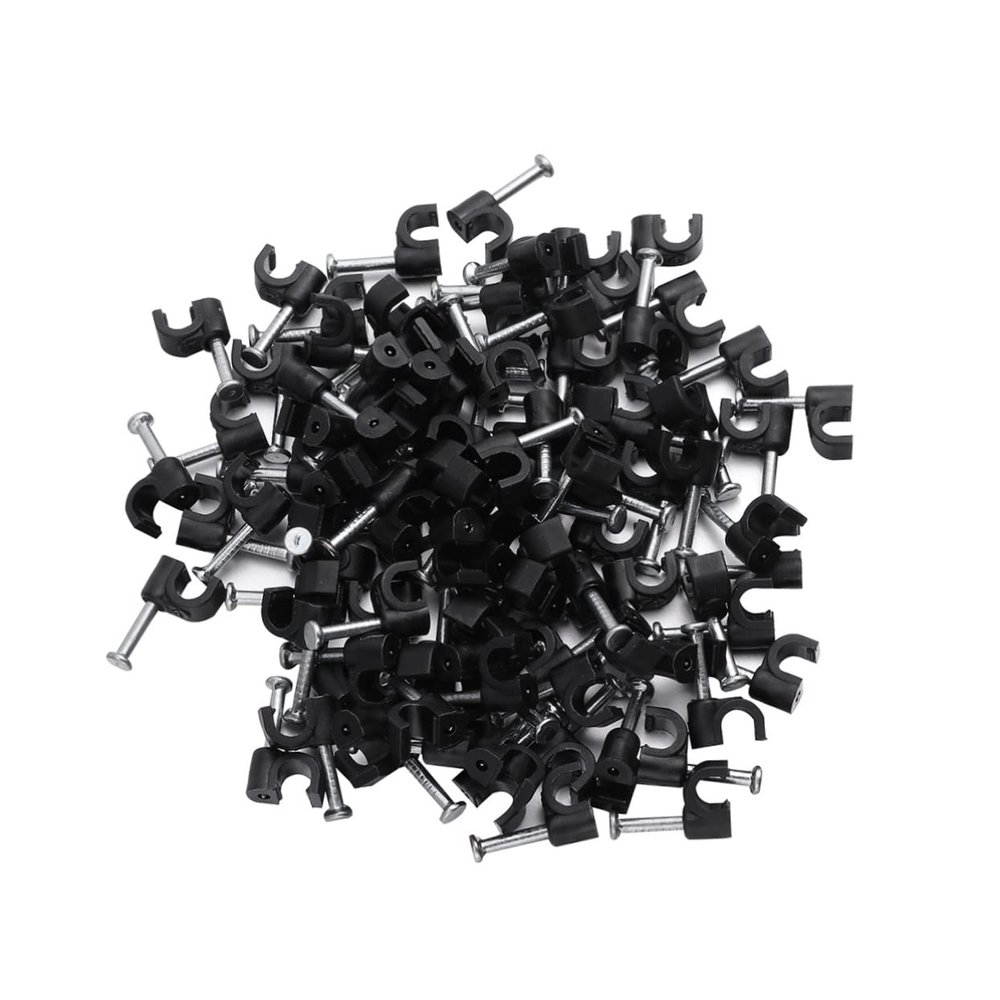Veemoon Heavy Duty Picture Wire Clamps Cable Clamp Wire Organizer Clips for Cord Management