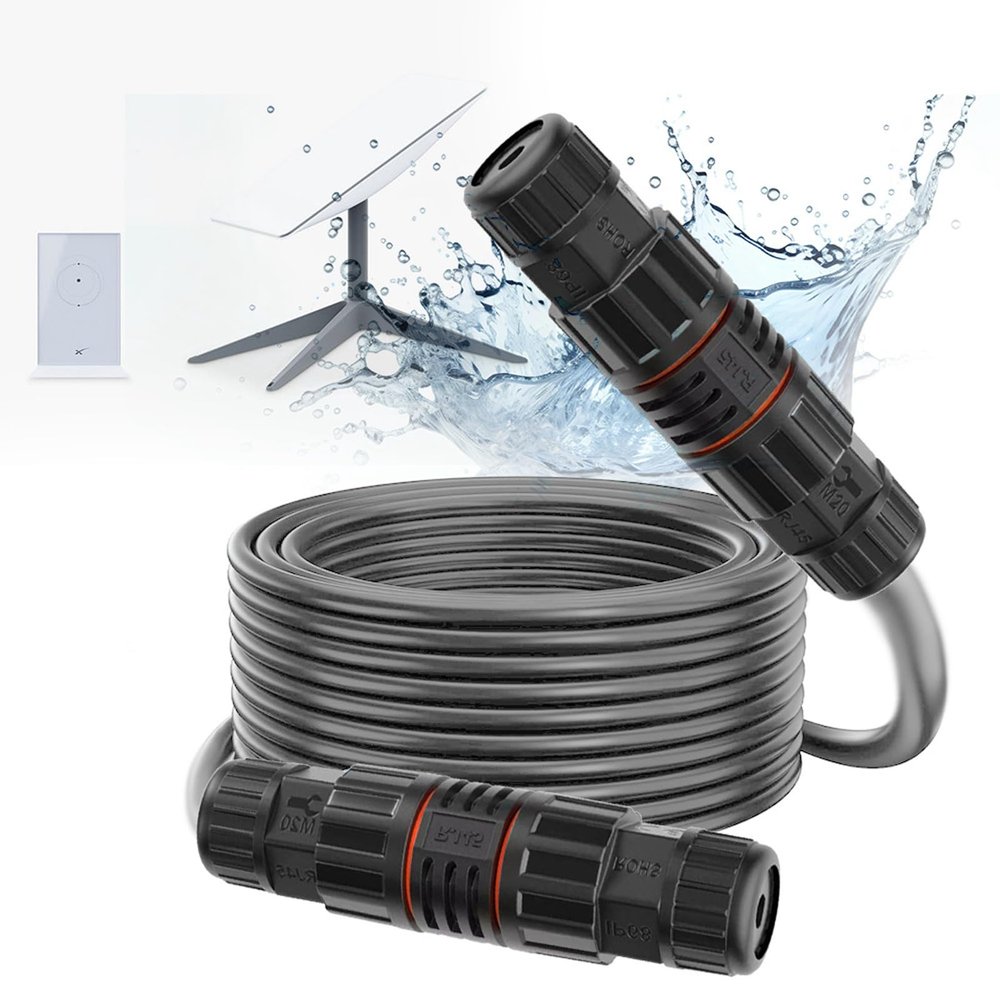 Cable Extension Repair Kit, 75FT Cable Extension Repair for, Extender to 150ft, IP68 Oxygen FreeCopper Replacement Cable, 1000M Protocol