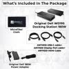 Dell WD19S Docking Station Dual Monitor Bundle - 180W, Supports 4K Display, Dell Dock with 180W Power Supply + Anyhdd 4K HDMI Cable + 4K DisplayPort Cable + USB-C Cable + Microfiber Cloth Included view 2