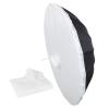 165cm 65 inch White Parabolic Umbrella Front Diffuser Cover Light Diffuser Fabric Cover Cloth Sheet,for Photography Umbrella Softbox view 1