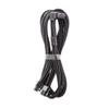 CableMod C-Series Pro ModMesh Sleeved 12VHPWR 90 StealthSense PCI-e Cable for Corsair - Variant B (Black, 16-pin to Dual 8-pin, 60cm) view 1