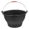 Zerodeko Heavy Duty Rubber Bucket with Handle Multi-Functional Construction and Gardening Bucket for Cement Mud and Storage Lightweight and Portable for Outdoor Use view 1