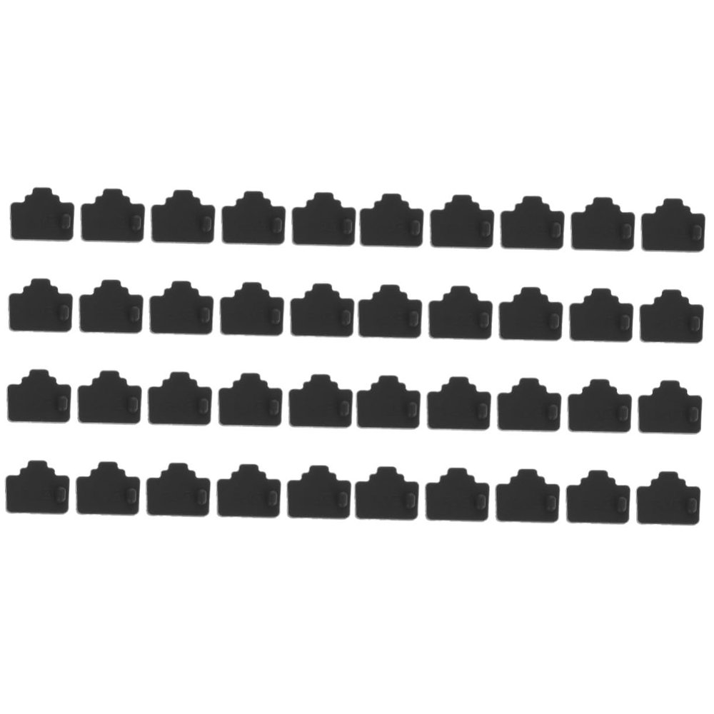 Angoily 2sets Plugs Router Protective Cover Network Interface Stoppers Soft Silicone Elastic Prevents Dust Insulates Ports 20pcs*2