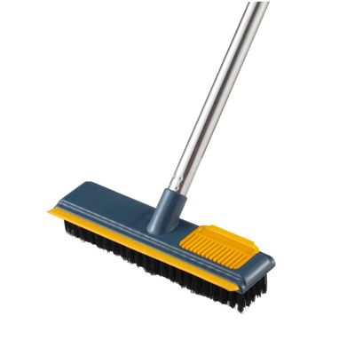 Ipetboom 2pcs Telescopic Deck Brush Scraper Grout Brush for Hard Floor Cleaner Dual Use Scraper