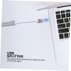 Angoily USB Aluminum Alloy Port Data Hub Portable USB Splitter for Laptop High-Speed Data Transmission Convenient Computer Accessory for Keyboard Mouse view 2