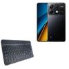 BoxWave Keyboard Compatible with Xiaomi Poco X6 - SlimKeys Bluetooth Keyboard, Portable Thin with Chiclet-Style Keys - Jet Black view 1