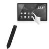 BoxWave Stylus Pouch Compatible with TouchWo TWTD238A (23.8 in) - Stylus PortaPouch, Pen Stylii Holder Carrier Portable Self-Adhesive - Jet Black view 1