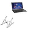 BoxWave Stand and Mount Compatible with NEXOC B1511 - Compact QuickSwitch Stand, Portable Multi Angle Viewing Foldable Riser - Metallic Silver view 1