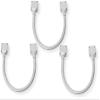 Seco-Larm SD-969-S18Q Pack of 3 Armored Door Cords, Die-cast Aluminum End Caps, 17", Surface-Mount, Designed to Carry Wiring to Conduct Power to Electric Locks or Access Systems Mounted in Doors view 1