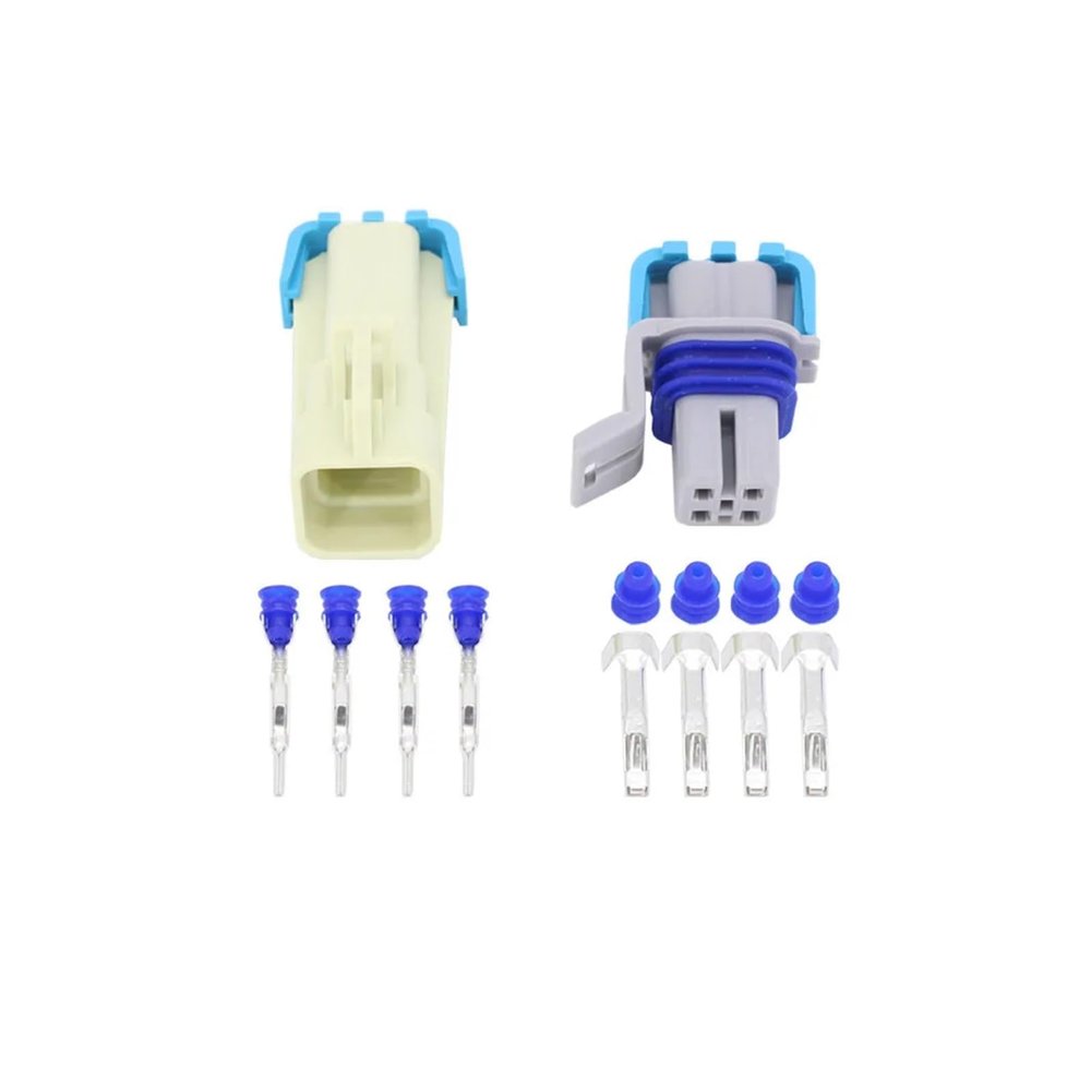 Turmeric Hengliang Store 4 Pin Male and Female Housing Plugs Sealed Automotive Waterproof Electrical Connector DJ7044A-1.5-11/21 (Size : 5 Sets)
