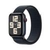 Apple Watch SE (2nd Gen) [GPS + Cellular, 44mm] - Midnight Aluminum Case with Midnight Sport Loop Band, M/L (Renewed) view 1