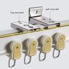 NILZA Flexible Ceiling Track, Aluminum Ceiling Curtain Track Wall Ceiling Mount 10ft 11ft 13ft 15ft, Living Room Curtain Track System, White Curtain Rail with Accessory (Color : Side-Mounted, Size : view 2