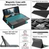 Keyboard Case for Samsung Galaxy Tab S10 Lite/ S10 FE/ S9 FE 5G 10.9 Inch/S9 11 Inch, Magnetic Detachable Wireless Tablet Keyboard Multi-Touch Trackpad, Precise Cutouts Folio Cover with S Pen Holder view 3