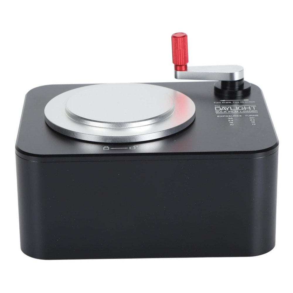 Film Dispenser, Removable and Assembled Locking Cover and Film Rewind Handle, Felt Lining, Aluminum Alloy Material, for 35mm Film