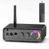 MOREGAX 5.0 Bluetooth Audio Receiver Transmitter with Remote Control, Wireless Audio Adapter for Speakers, TV, PC, CD, Computers, view 1
