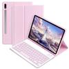 AnMengXinLing Keyboard Case for Galaxy Tab A11 Plus/A9 Plus 5G 11 Inch, with S Pen Holder,Candy Colors Slim Protective Cover with Magnetic Detachable Keyboard for Galaxy tab A9+/A11+Pink view 1