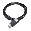 F1T`D2I USB to RJ9 RJ11 4P4C ASIAIR to IO/P/Ron Equatorial Cable I/O HC Hand Controller Fit Compatible IEQ30 IEQ45 ZEQ25 CEM60 CEM25P CME120-EC(3m) view 1