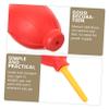 FRCOLOR 3pcs Air Blower Cleaner for Eyelash Extension and Camera Dusting Versatile Latex Bulb Design Stylish Red Color for Professional Use view 2