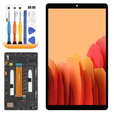 for Samsung Galaxy Tab A7 Lite Screen Replacement for Tab A7 Lite Wi-Fi SM-T227U SM-T220 LCD Display Touch Digitizer Assembly Repair Part Black with Frame+Installation Video(Wi-Fi Version)