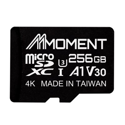 MMOMENT 256GB Micro SDXC Card, MM13 Jolly, A1, UHS-I, U3, V30, Class 10 Compatible, Read Speed Up to 100 MB/s, SWrite Speed Up to 70 MB/s, SD Adapter Included