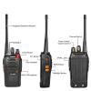 pxton 666S walkie talkies Long Range Rechargeable for Adults with Headphones and Li-ion Battery,2 Way radios has VOX/Noise Reduction/TOT/Flashlight/Monitoring/Scan Function4 Pack view 4
