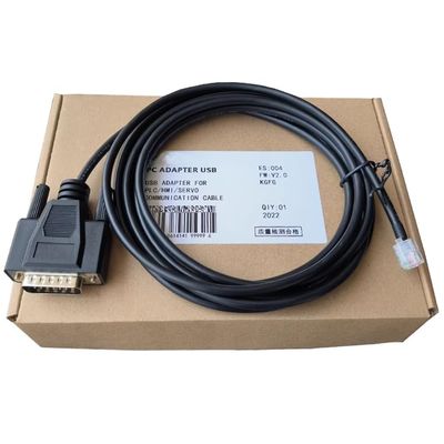 RS232 Cable for Touch Screen SN-32DR-A2 /EA7-S6C-RC PLC Communication Data Connection Cable 6-Pole Crystal Socket 10 Meter