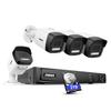 ANNKE 8MP Surveillance& Security Camera System, 8CH NVR with 2TB HDD for 24/7 Recording, 4pcs 8MP Outdoor Indoor PoE IP Cameras, Person&Vehicle Detection, Smart Dual Light, 4mm Lens, Remote Control view 1