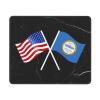 American and Boston Flag Mouse Pad Advanced Textured Mouse Pad Suitable for Laptops Computers and PCs Gaming and Work 10x12in view 1