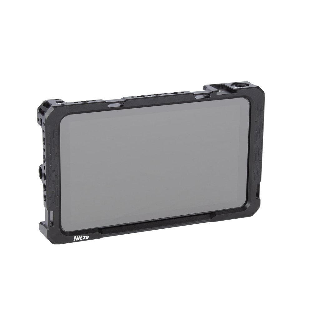 DirectNine Basics Nitze Cage JT-I03A Compatible with LH7P / LH7H MonitorBuilt-in Cold Shoe, Multiple 1/4-20 Threaded Holes, 1/4and 3/8 locating Holes