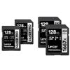 Lexar 128GB (2-PK) Professional Silver PRO SDXC Memory Card, UHS-II, C10, U3, V60 & 128GB (2-Pack) Professional 1667x SDXC Memory Cards, UHS-II, C10, U3, V60, Full-HD & 4K Video view 1