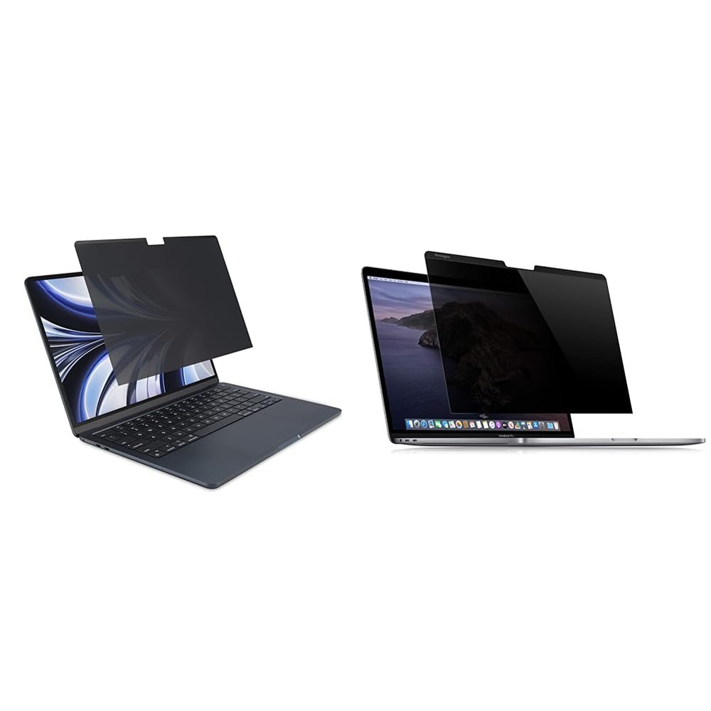 Kensington MagPro Elite Magnetic Privacy Screen for MacBook Air 13.6 inch (K58374WW) & MP13 MacBook Magnetic Privacy Screen for 13.3" MacBook Pro and MacBook Air (except 13.6" M2 Air model) (K64490WW)