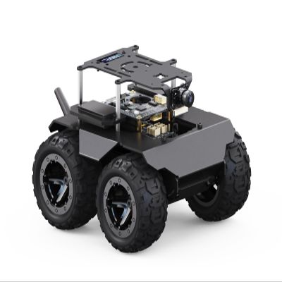Waveshare RaspRover Open-Source 4WD AI Robot,Compatible with Raspberry Pi 4B, Dual Controllers, Computer Vision, PI4B-4GB NOT Included