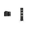 Polk Audio Reserve R200 Large Bookshelf Speaker for Dynamic, Detailed Home Theater Audio & Reserve Series R700 Tower Speaker, 1" Tweeter, Dual 6.5" Woofers & Dual 8" view 1