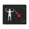 DKMDD Pirate Flag Blackbeard Mouse Pad Advanced Textured Mouse Pad Suitable for Laptops Computers and PCs Gaming and Work 10x12in view 1