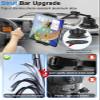Kolasels Tablet Holder Mount for Car - Anti-Shake Dashboard Windshield Sunroof Stand for Truck/Car/Pickup/Van, Heavy Duty Metal Tablet Mount for 4-12.9" iPad Pro Air Mini, Z Fold, iPhone view 2