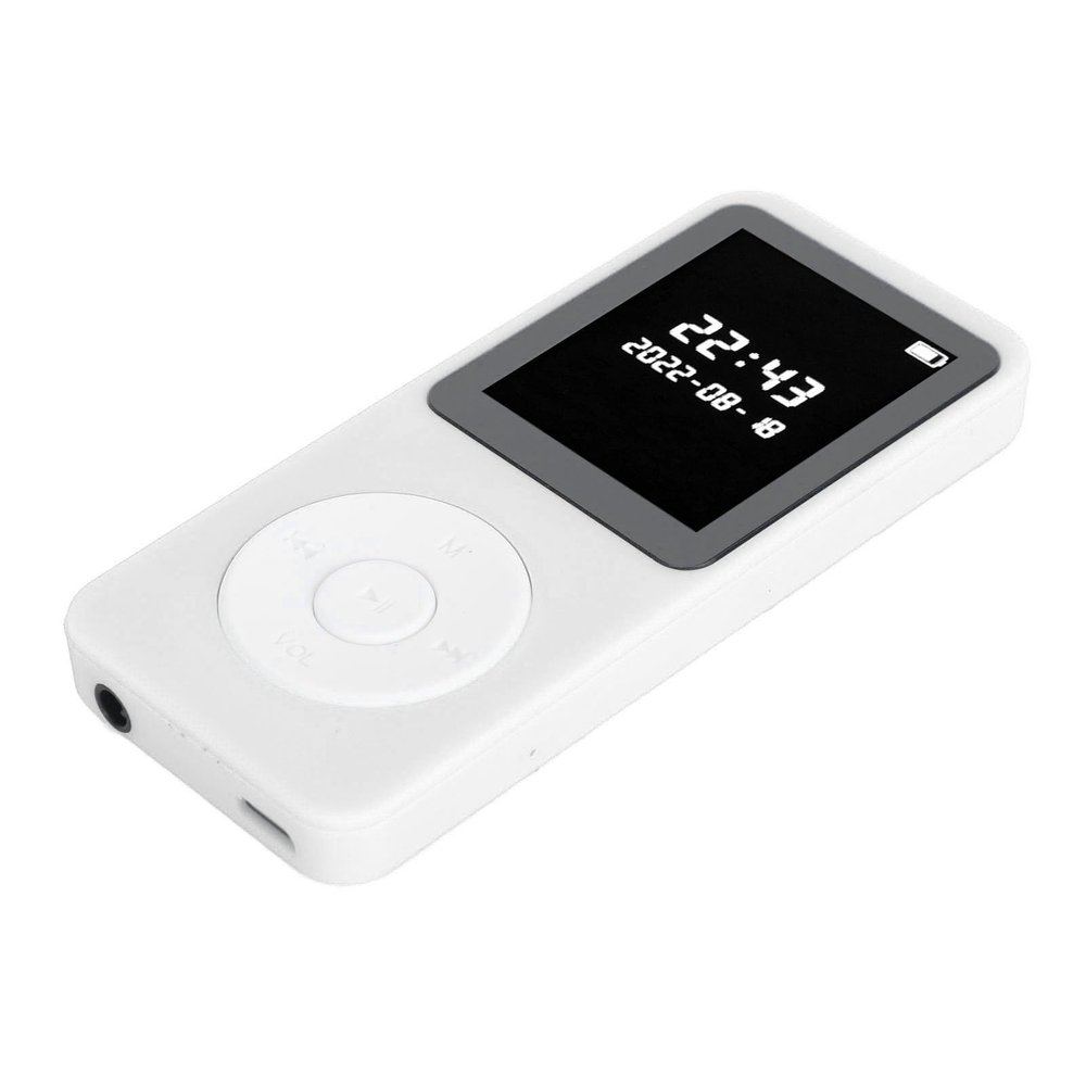 5.0 MP3 Player with FM Recorder, Portable HiFi Music Player for Running, 30 Hours Playback Time (with 8G Memory Card)