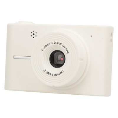 Digital Camera, 40MP 1080P Digital Point and Shoot Camera with Screen for Boys Girls, 8X Zoom Anti Shake Autofocus Vlogging Camera for Travel Party Festivals (White)