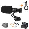 COMICA CVM-VM10II B Universal Video Microphone with CVM-D-UC 3.5mm TRS to USB Type C Audio Output Cable for Samsung, iPads and USB Type C Devices view 1