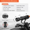 COMICA CVM-VM10II B Universal Video Microphone with CVM-D-UC 3.5mm TRS to USB Type C Audio Output Cable for Samsung, iPads and USB Type C Devices view 3