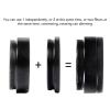 1.25in Telescope Polarizing Filter, Premium Contrast Reduction for Lunar and Planetary Viewing, Rotating Fine Control Adjustment, for Astronomical Telescope view 4