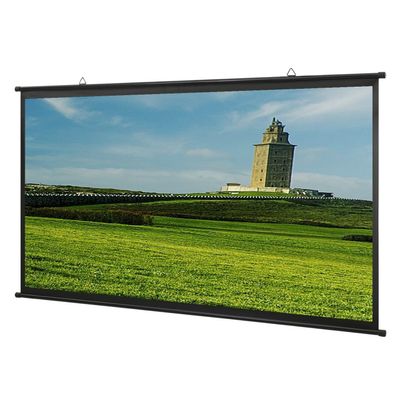 Xnyaizyc Projector Screen 60 72 80 inch, Movie Projector Screen 16:9 4:3 Portable Indoor Outdoor Projection Screen Anti-Crease for Home Cinema, Party Video, Office, Classroom (Size : 60" (16:9))