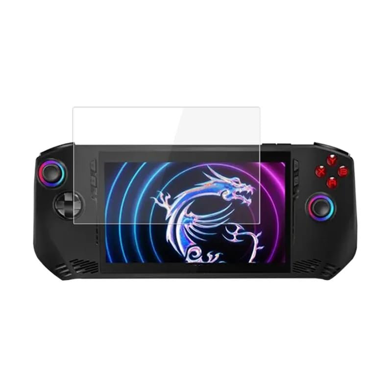 Lycuiw For MSI Claw Gaming Handheld Game Machine Tempered Glass Premium Game Machine Screen Protector Protection Film (1-piece pack)