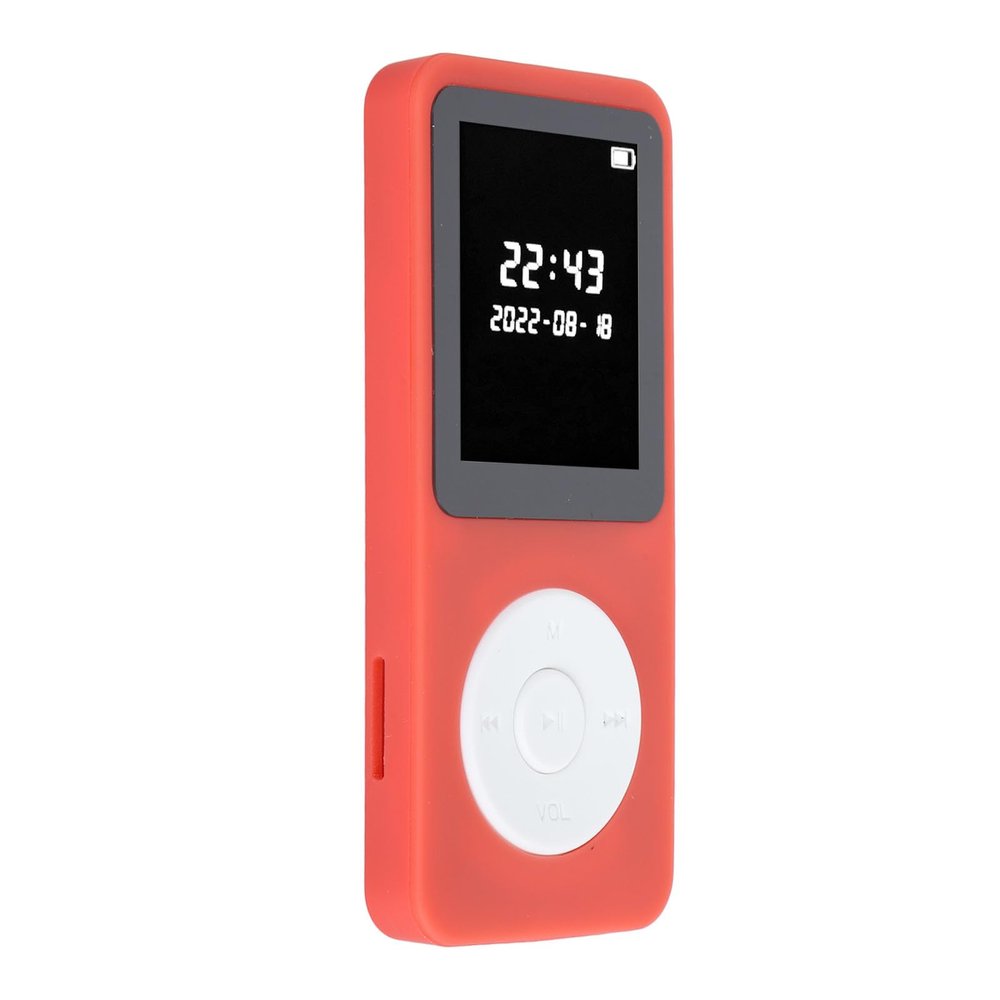 5.0 MP3 Player with FM Recorder, Portable HiFi Music Player for Running, 30 Hours Playback Time (Without Memory Card)
