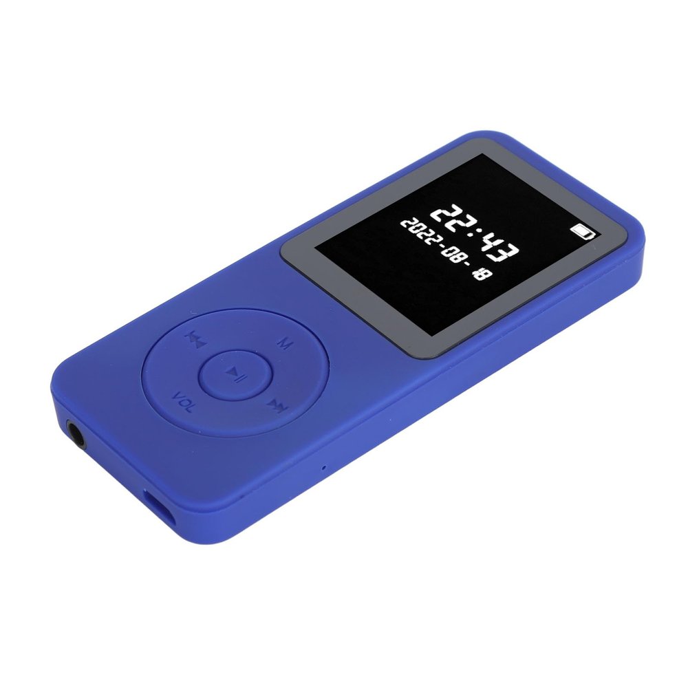 5.0 MP3 Player with FM Recorder, Portable HiFi Music Player for Running, 30 Hours Playback Time (with 8G Memory Card)